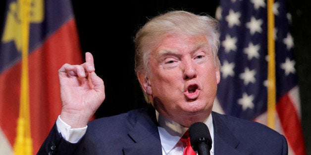 Republican U.S. presidential candidate Donald Trump speaks at a campaign rally in Raleigh, North Carolina, U.S., July 5, 2016