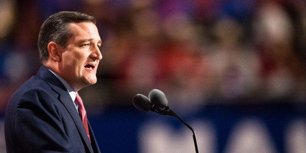 CLEVELAND, OH - JULY 20: Sen. Ted Cruz (R-TX) speaks at the Republican National Convention on July 20, 2016 at Quicken Loans Arena in Cleveland, Ohio. (Photo by Brett Carlsen/Getty Images) 