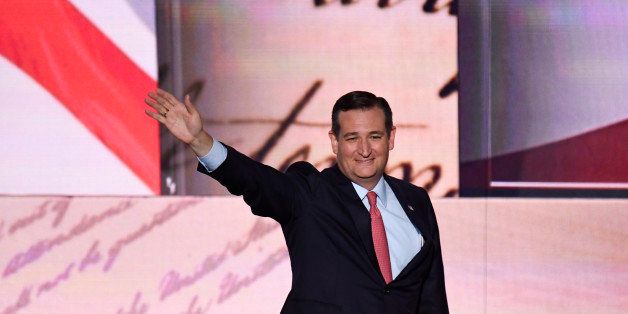 UNITED STATES - JULY 20: Sen. Ted Cruz (R-TX) speaks at the 2016 Republican National Convention in Cleveland, Ohio on Wednesday July 20, 2016. (Photo By Bill Clark/CQ Roll Call)