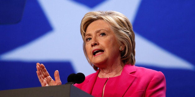 Democratic presidential candidate Hillary Clinton speaks at the National Education Association?s 95th Representative Assembly (RA) in Washington, U.S. On July 5, 2016. REUTERS/Kevin Lamarque/File Photo