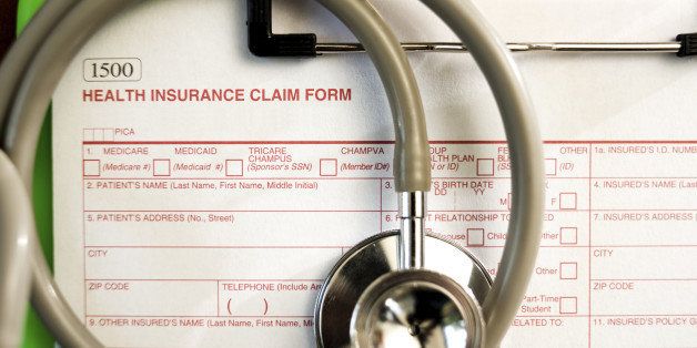 Health Insurance Claim Form -- Shallow Depth of Field