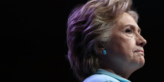 WASHINGTON, DC - AUGUST 05: Democratic presidential nomiee Hillary Clinton addresses the National Association of Black Journalists and the National Association of Hispanic Journalists August 5, 2016 in Washington, DC. Clinton took questions following her remarks. (Photo by Win McNamee/Getty Images)