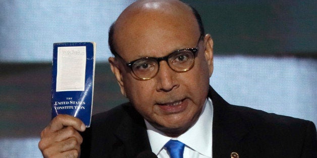 Khizr Khan, whose son, Humayun S. M. Khan was one of 14 American Muslims who died serving in the U.S. Army in the 10 years a