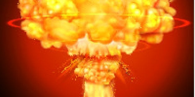 illustration of Nuclear bomb explosion