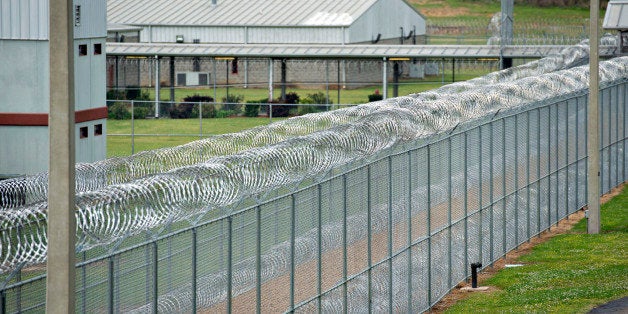 Fencing surrounds the Walnut Grove Correctional Facility in Walnut Grove, Mississippi, U.S., on Wednesday, April 17, 2013. In