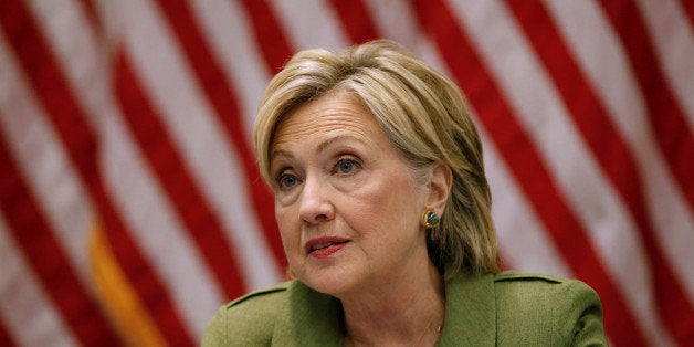 U.S. Democratic presidential nominee Hillary Clinton delivers remarks at a gathering of law enforcement leaders at John Jay College of Criminal Justice in New York, U.S., August 18, 2016. REUTERS/Lucas Jackson