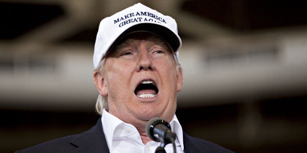 Donald Trump, 2016 Republican presidential nominee, speaks during the 2nd annual Roast and Ride hosted by Senator Joni Ernst,