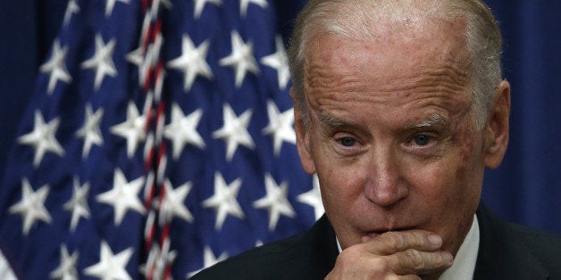 WASHINGTON, DC - OCTOBER 19: U.S. Vice President Joe Biden speaks at a White House summit on climate change October 19, 2015