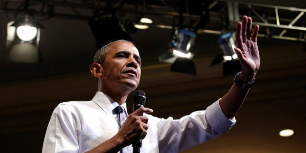 U.S. President Barack Obama speaks at a Young African Leaders Initiative town hall in Washington, U.S., August 3, 2016. REUTE