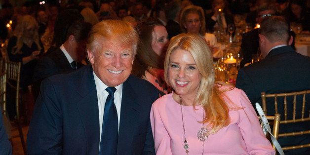 March 20, 2016: Donald Trump, Pam Bondi. Keynote Speaker Donald Trump with guest Dr. Ben Carson attend the Palm Beach Lincoln Day Dinner at Mar-a-Lago, Palm Beach, Florida (Photo by Michele Eve Sandberg/Corbis via Getty Images)