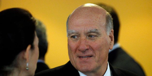 Former White House chief of staff Bill Daley greets people during a World Business Chicago event on Nov. 6, 2013 at Google's River North offices. (Brian Cassella/Chicago Tribune/TNS via Getty Images)
