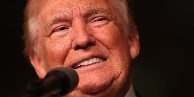 ESTERO, FL - SEPTEMBER 19: Republican presidential candidate Donald Trump speaks during a campaign rally at the Germain Arena on September 19, 2016 in Estero, Florida. Trump is locked in a tight race against Democratic candidate Hillary Clinton in Florida as the November 8th election nears. (Photo by Joe Raedle/Getty Images)