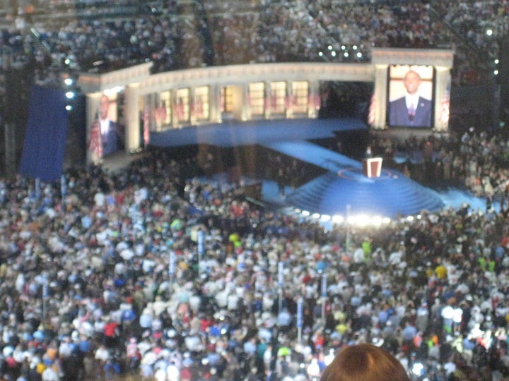 Sound on if you want to hear a great rendition of 'God Save The King' by  75,000 people