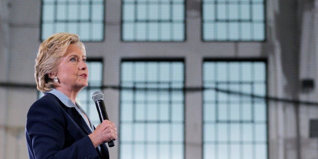 U.S. Democratic presidential nominee Hillary Clinton speaks at a campaign rally in Akron, Ohio, U.S., October 3, 2016. REUTE