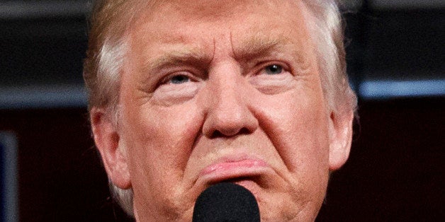 Republican presidential candidate Donald Trump speaks during a campaign rally, Monday, Oct. 10, 2016, in Ambridge, Pa. (AP Photo/ Evan Vucci)