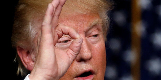 Republican presidential nominee Donald Trump speaks at a campaign rally in Scranton, Pennsylvania, U.S., July 27, 2016. REUT