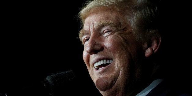 Republican presidential nominee Donald Trump speaks at an airport campaign rally in Albuquerque, New Mexico, U.S. October 30,