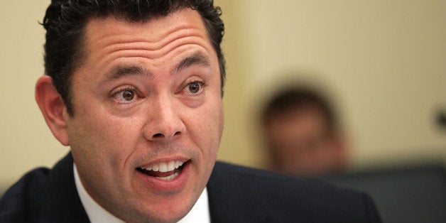 WASHINGTON, DC - SEPTEMBER 21: House Judiciary Committee member Rep. Jason Chaffetz (R-UT) questions Internal Revenue Service Commissioner John Koskinen during a hearing in the Rayburn House Office Building on Capitol Hill September 21, 2016 in Washington, DC. Despite the lack of evidence against him, Koskinen is facing impeachment threats from conservatives in the House of Representatives for his role in the destruction of computer backups containing thousands of emails sought by Congress in its investigation of political targeting. (Photo by Chip Somodevilla/Getty Images)