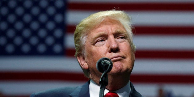 Republican presidential nominee Donald Trump attends a campaign event in Hershey, Pennsylvania, U.S. November 4, 2016. REUTERS/Carlo Allegri