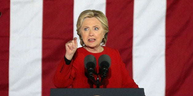 U.S. Democratic presidential nominee Hillary Clinton speaks during a campaign event in Philadelphia, Pennsylvania, U.S. Novem