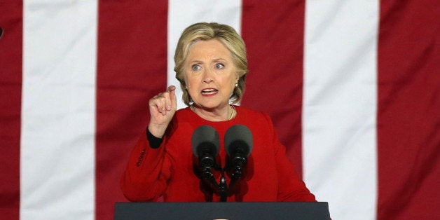 U.S. Democratic presidential nominee Hillary Clinton speaks during a campaign event in Philadelphia, Pennsylvania, U.S. November 7, 2016. REUTERS/Carlos Barria 