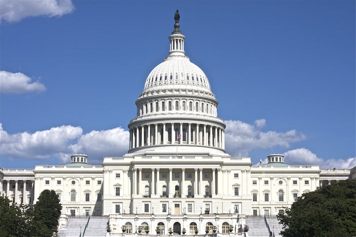 the us capitol in washington dc ...