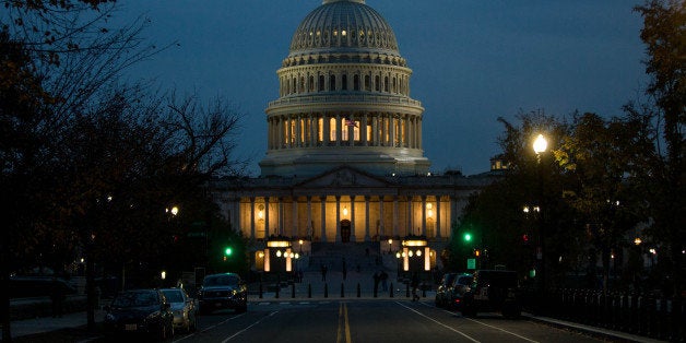 WASHINGTON, DC - NOVEMBER 08: The Capitol Building is pictured on November 8, 2016 in Washington, DC. Americans today will ch