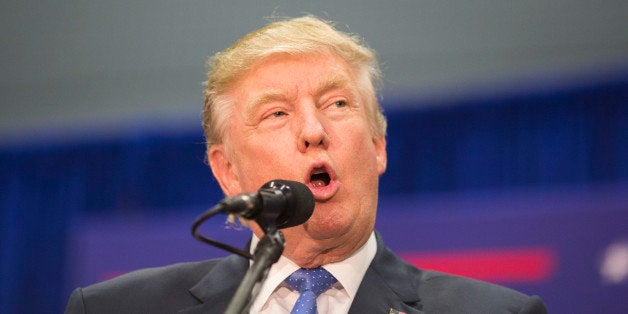 NEWTOWN, PA - OCTOBER 21: Republican presidential nominee Donald Trump holds a campaign rally on October 21, 2016 in Newtown, Pennsylvania. Mr. Trump continues his campaign following a town hall style debate against the Democratic nominee Hillary Clinton at Washington University in St. Louis last night. (Photo by Jessica Kourkounis/Getty Images)