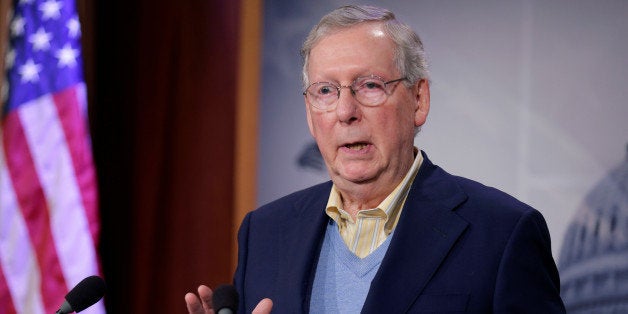 Senate Majority Leader Mitch McConnell (R-KY) speaks about the election of Donald Trump in the U.S. presidential election in Washington, U.S., November 9, 2016. REUTERS/Joshua Roberts