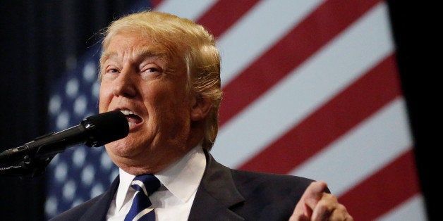 U.S. President-elect Donald Trump speaks at the USA Thank You Tour event at the Wisconsin State Fair Exposition Center in Wes