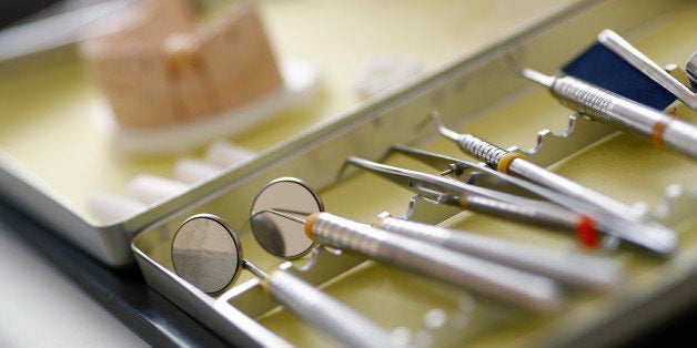 Dentist tools are photographed in the surgery room of dentist Sevan Arzuyan in Hanau near Frankfurt, Germany, March 7, 2016. REUTERS/Kai Pfaffenbach