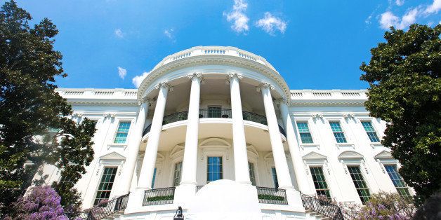 beautiful close up White House, Washington DC USA.