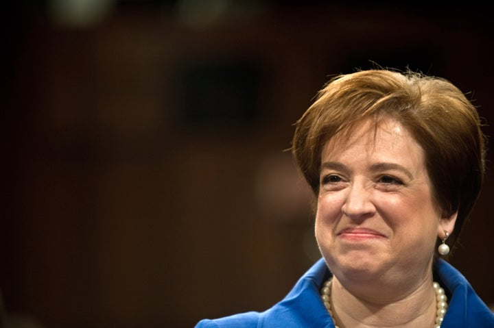 US Supreme Court nominee Elena Kagan appears before the Senate Judiciary Committee for her confirmation hearing on Capitol Hill in Washington on June 28, 2010. If confirmed, she would be the first non-judge in nearly four decades to reach the summit of US justice, and at 50 would be the youngest member of the court. AFP PHOTO/Paul J. Richards (Photo credit should read PAUL J. RICHARDS/AFP/Getty Images)