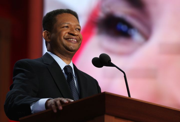 TAMPA, FL - AUGUST 28: Former U.S. Rep. Artur Davis speaks during the Republican National Convention at the Tampa Bay Times Forum on August 28, 2012 in Tampa, Florida. Today is the first full session of the RNC after the start was delayed due to Tropical Storm Isaac. (Photo by Chip Somodevilla/Getty Images)