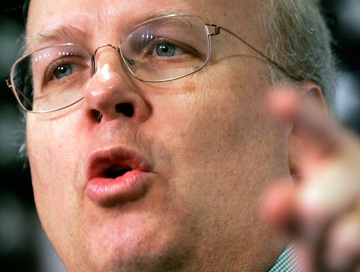 WASHINGTON - JUNE 20: White House Deputy Chief of Staff Karl Rove speaks at the National Federation of Independent Business (NFIB) 2006 National Small-Business Summit June 20, 2006 in Washington DC. Rove was a guest speaker at the summit, themed 'Take It to the Hill,' which brings together small-business owners from across the country to meet their lawmakers and discuss the impact of decisions made in the nation's capital on small businesses. (Photo by Mark Wilson/Getty Images)