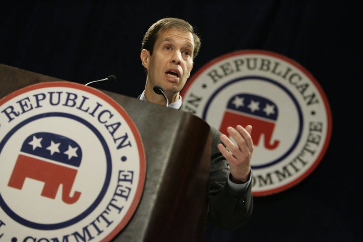 WASHINGTON - JANUARY 20: Republican National Committee Chairman Ken Mehlman speaks during the morning session of the Republican National Committee's winter meeting at the Captiol Hilton January 20, 2006 in Washington, DC. Rove outlined the Republican party's successes over the last decade and highlighted areas where the GOP must focus for the next election cycle. (Photo by Chip Somodevilla/Getty Images)