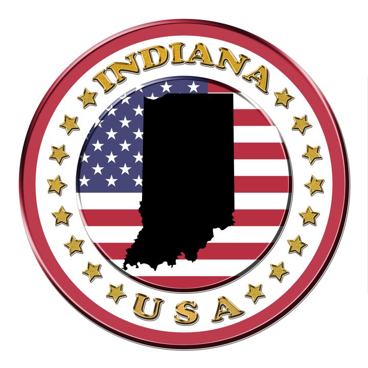the symbol state of indiana on...