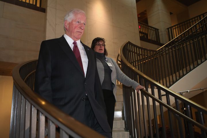 WASHINGTON, DC - NOVEMBER 16: House Permanent Select Committee on Intelligence member Rep. Mike Thompson (D-CA) arrives at the U.S. Capitol for a hearing November 16, 2012 in Washington, DC. Former Central Intelligence Agency Director David Petraeus will testify before the committee about the September 11 attacks on the American diplomatic compound in Benghazi, Libya, that killed Ambassador Christopher Stevens and three other Americans. (Photo by Chip Somodevilla/Getty Images)