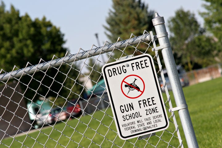 drug and gun free school zone...