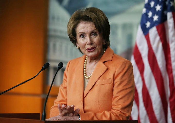 WASHINGTON, DC - JANUARY 04: House Minority Leader Nancy Pelosi (D-CA) speaks to the media during her weekly news conference, on January 4, 2013 in Washington, DC. Pelosi spoke about the Democratic agenda for the new 113th Congress. (Photo by Mark Wilson/Getty Images)