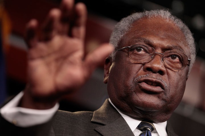 WASHINGTON, DC - SEPTEMBER 06: House Democratic Assistant Leader Rep. James Clyburn (D-SC) speaks during a news conference at the U.S. Capitol September 6, 2011 in Washington, DC. Clyburn has been tapped by Pelosi to be a member of the Joint Select Committee on Deficit Reduction, or 'deficit supercommittee.' (Photo by Chip Somodevilla/Getty Images)