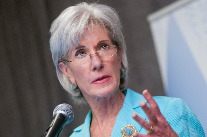 WASHINGTON, DC - JUNE 22: Health and Human Services Sec. Kathleen Sebelius speaks during the Young Elected Officials Network