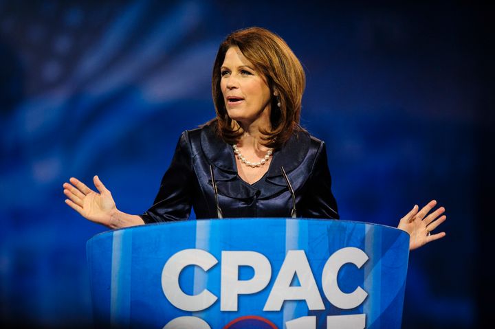 NATIONAL HARBOR, MD - MARCH 16: Rep. Michele Bachmann (R-MN) speaks at the 2013 Conservative Political Action Conference (CPAC) March 16, 2013 in National Harbor, Maryland. The American Conservative Union held its annual conference in the suburb of Washington, DC to rally conservatives and generate ideas. (Photo by Pete Marovich/Getty Images)