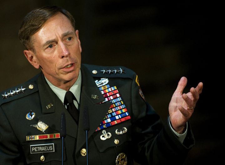 US General David Petraeus, outgoing US commander in Afghanistan and designate Director of the Central Intelligence Agency (CIA), gives a joint press conference with German Defence Minister Thomas de Maiziere (not in picture) on July 19, 2011 in Berlin. Germany forms the third-largest foreign contingent in Afghanistan with some 5,000 troops. AFP PHOTO BARBARA SAX (Photo credit should read BARBARA SAX/AFP/Getty Images)