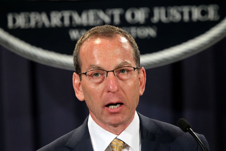 WASHINGTON, DC - MAY 02: Assistant U.S. Attorney General Lanny Breuer of the Criminal Division speaks during a news conference to announce Medicare Fraud Strike Force law enforcement actions at the Department of Justice May 2, 2012 in Washington, DC. U.S. Attorney General Eric Holder and Health and Human Services (HHS) Secretary Kathleen Sebelius announced during the news conference that operations of the strike force in seven cities has resulted in charges against 107 individuals for their alleged participation in Medicare fraud schemes involving approximately $452 million in false billing. (Photo by Alex Wong/Getty Images)