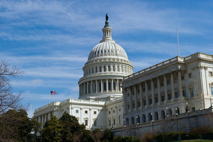 The dome of the US Capitol is seen in Washington, DC on March 23, 2013. AFP PHOTO / Karen BLEIER (Photo credit shoul