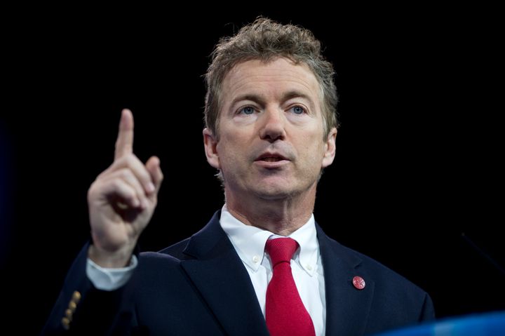 UNITED STATES - MARCH 13: Sen. Rand Paul, R-Ky., speaks at the 2013 Conservative Political Action Conference at the National Harbor. (Photo By Chris Maddaloni/CQ Roll Call)