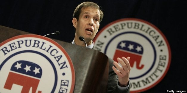 WASHINGTON - JANUARY 20: Republican National Committee Chairman Ken Mehlman speaks during the morning session of the Republican National Committee's winter meeting at the Capitol Hilton January 20, 2006 in Washington, DC. Rove outlined the Republican party's successes over the last decade and highlighted areas where the GOP must focus for the next election cycle. (Photo by Chip Somodevilla/Getty Images)