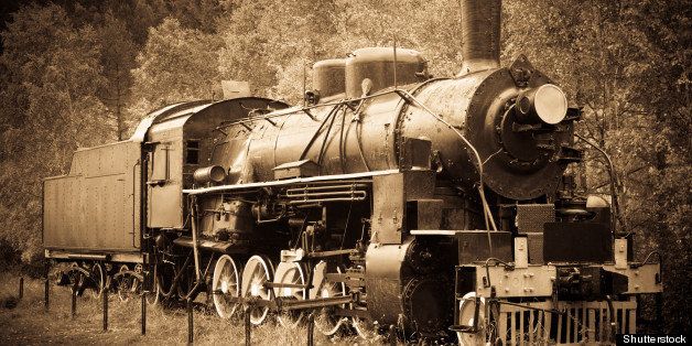 old steam locomotive in siberia ...