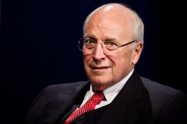 WASHINGTON - OCTOBER 25: Former Vice President Dick Cheney is interviewed by SiriusXM Patriot host David Webb at SiriusXM stu